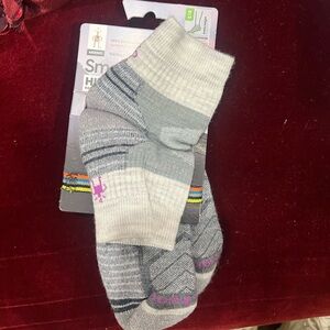 Smartwool Womens Moonbeam Hike Light Cushion Margarita Ankle Socks Size M